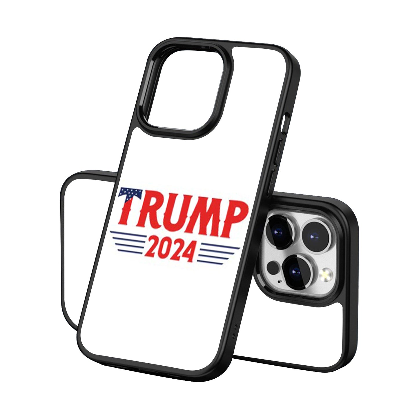 Trump 2024 Funny Trump Phone Case, Make America Great Again Phone Cover for iPhone 14 Pro 13 12 11 XR for Samsung Galaxy S24 S23 A50 A53 Black