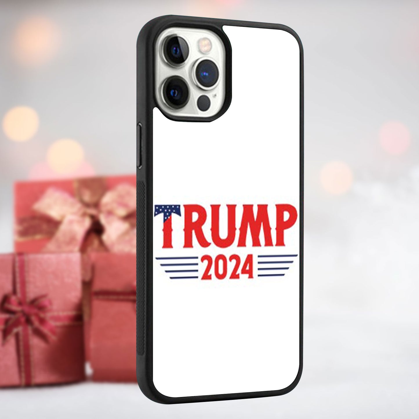 Trump 2024 Funny Trump Phone Case, Make America Great Again Phone Cover for iPhone 14 Pro 13 12 11 XR for Samsung Galaxy S24 S23 A50 A53 Black