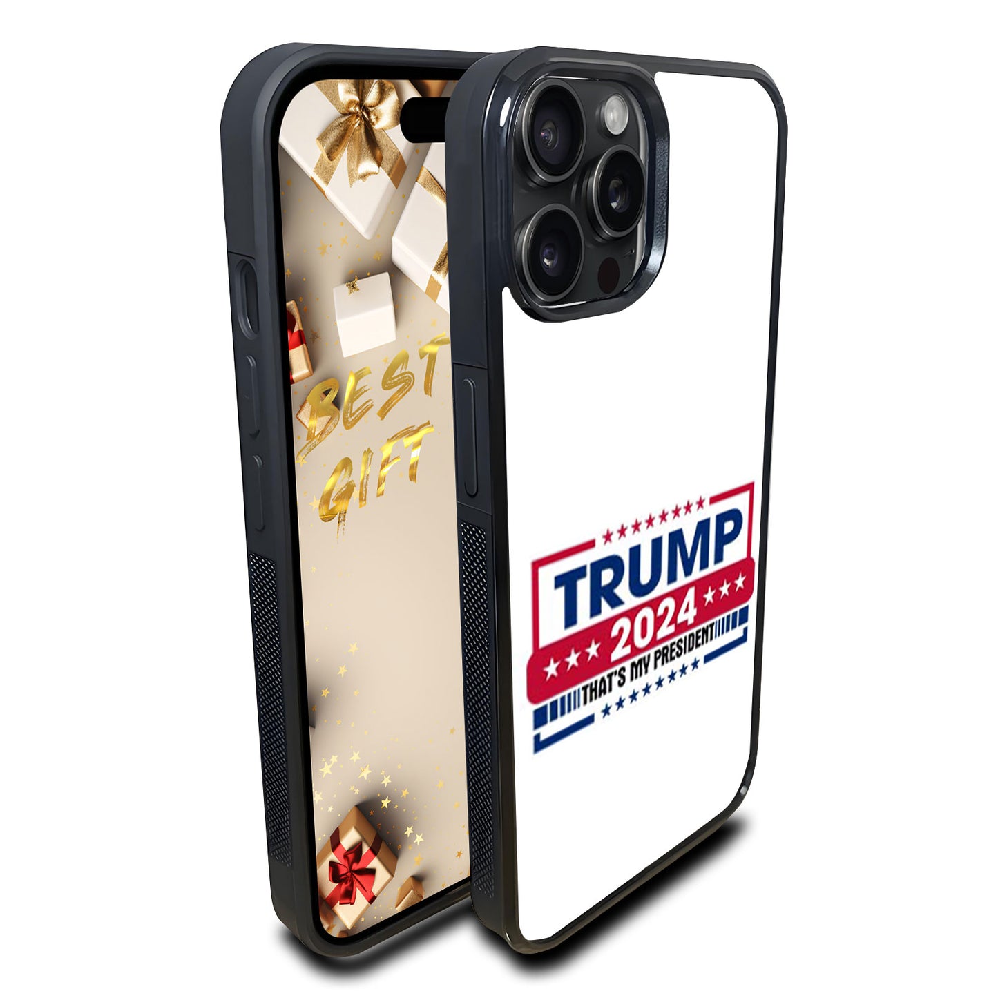 That’s My President, Trump 45 47 Phone Case, Funny Trump 2024 Phone Case for iPhone 15 14 Pro 13 12 for Samsung S24 S23 Black