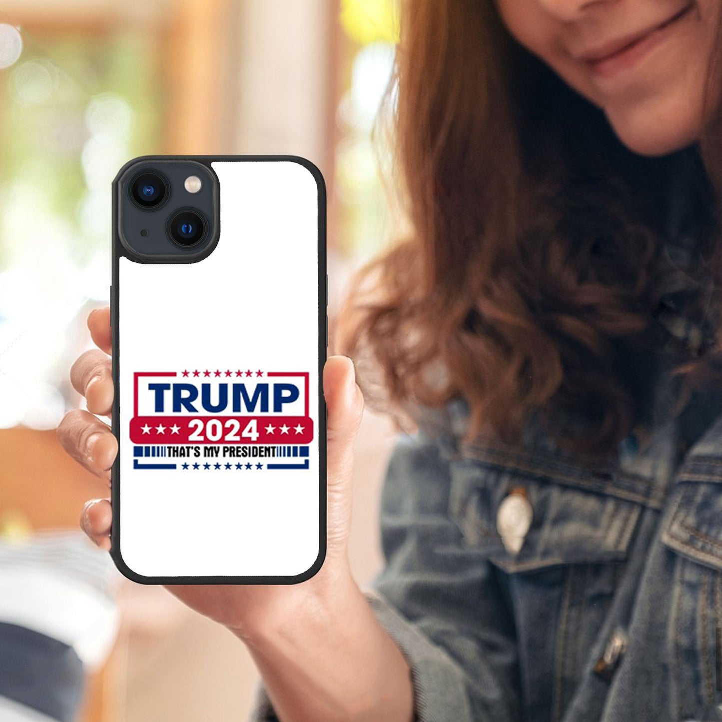 That’s My President, Trump 45 47 Phone Case, Funny Trump 2024 Phone Case for iPhone 15 14 Pro 13 12 for Samsung S24 S23 Black