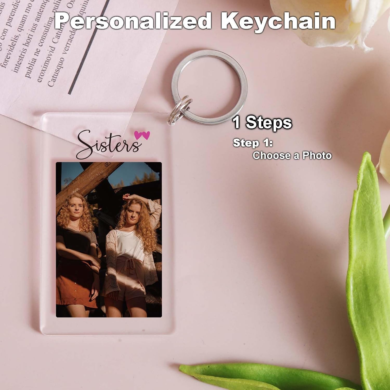 Personalized Picture Keychain