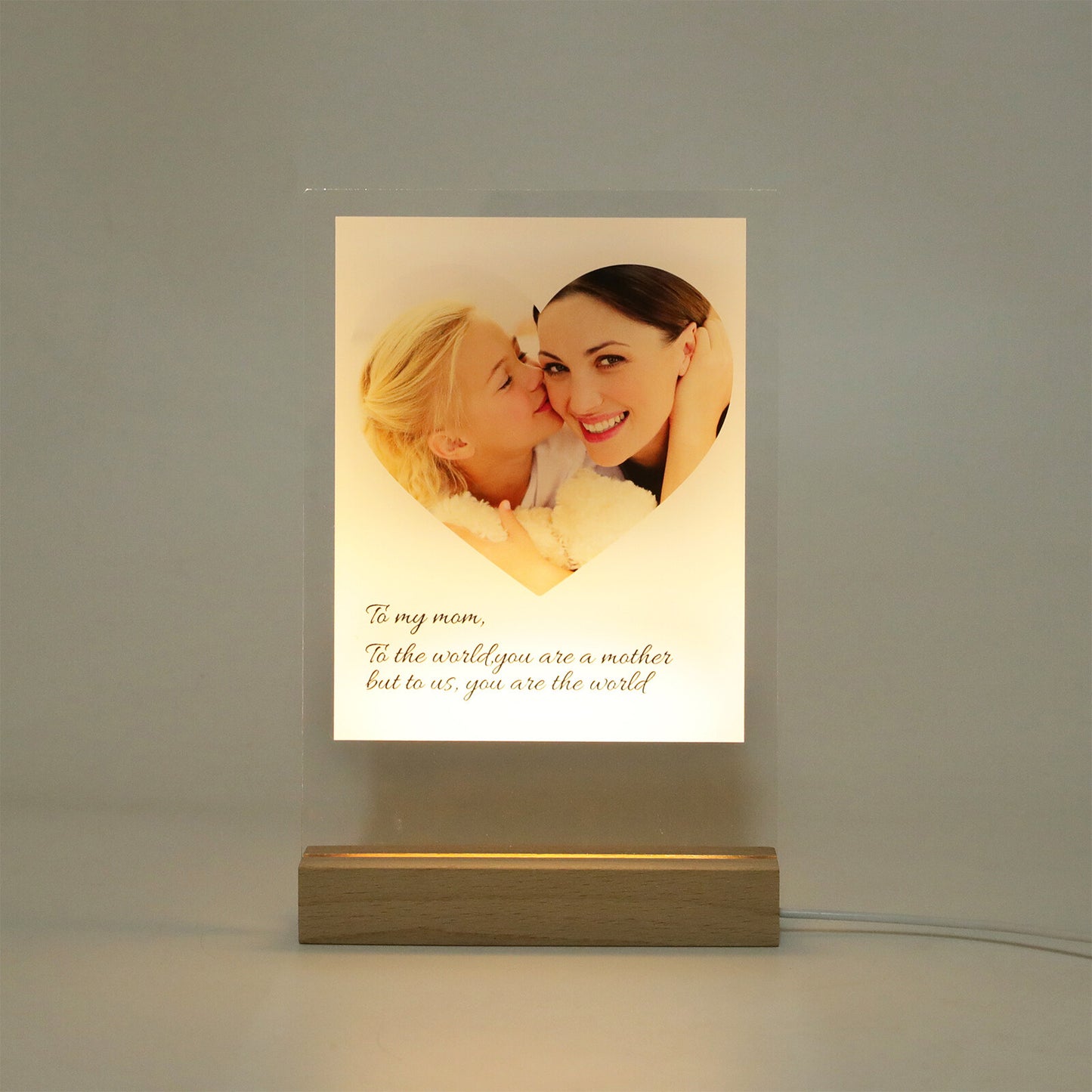 Personalized Acrylic Plaque with Photo